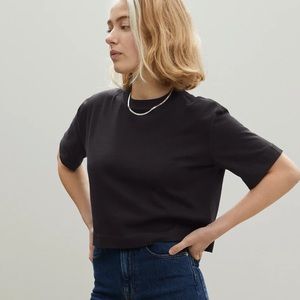 Everlane organic cotton cropped tee